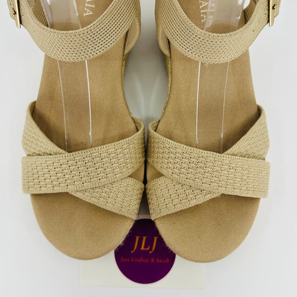 Vivaia Women's Sally Pro Espadrille Wedge Sandals Almond Size 36 EU/ 5.5-6 US - Picture 4 of 11